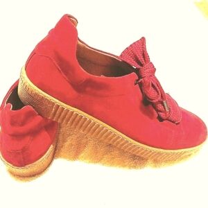 Gabor burgundy suede sneakers. US11.5 = UK9.5 = EU43
